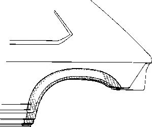 VAN WEZEL 1725145 -  Боковина
